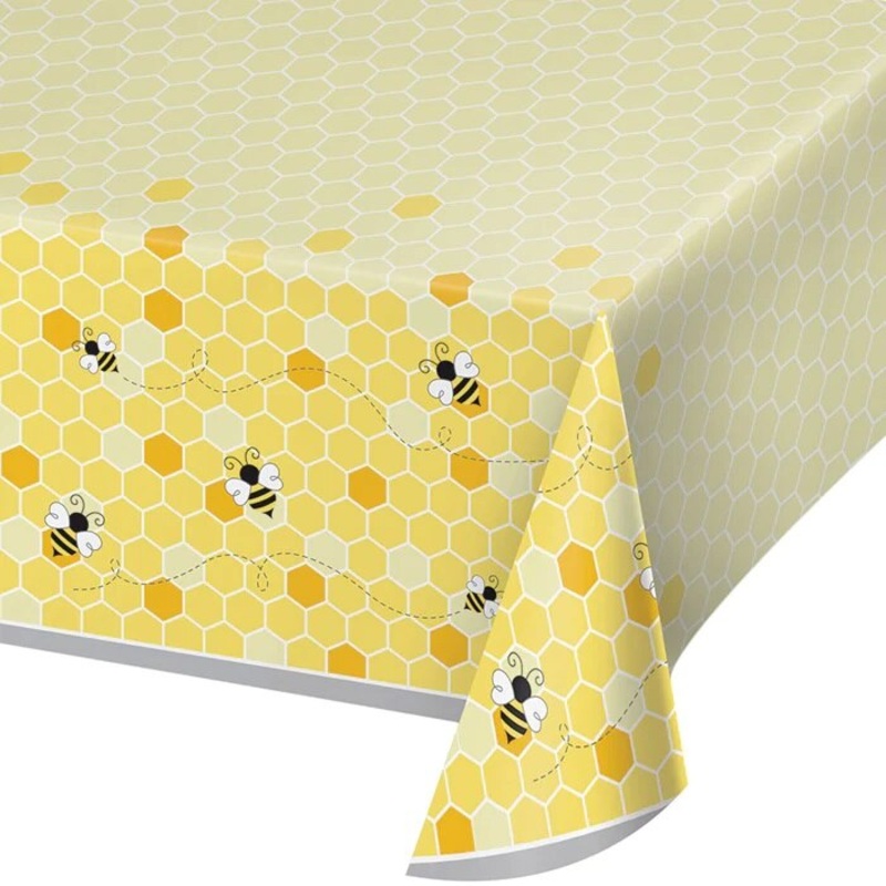54×102 Bumblebee Baby Table Cover