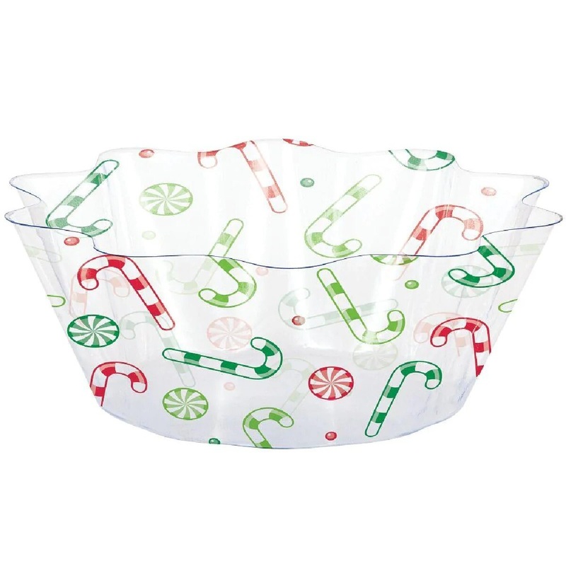 8 Christmas Candy Plastic Bowl
