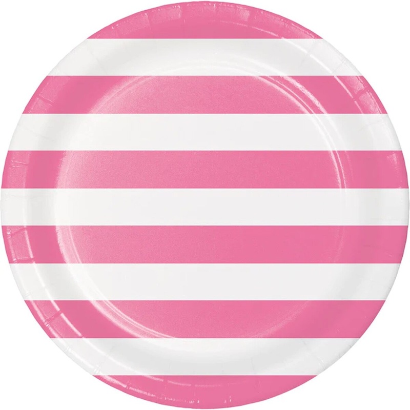9 Dots & Stripes Paper Plates