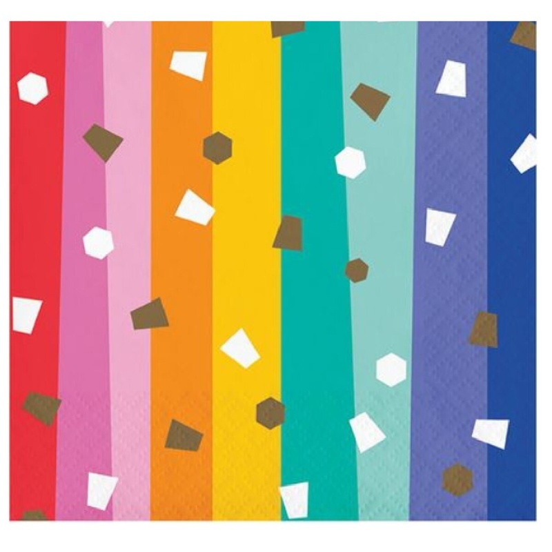 Birthday Confetti Beverage Napkin