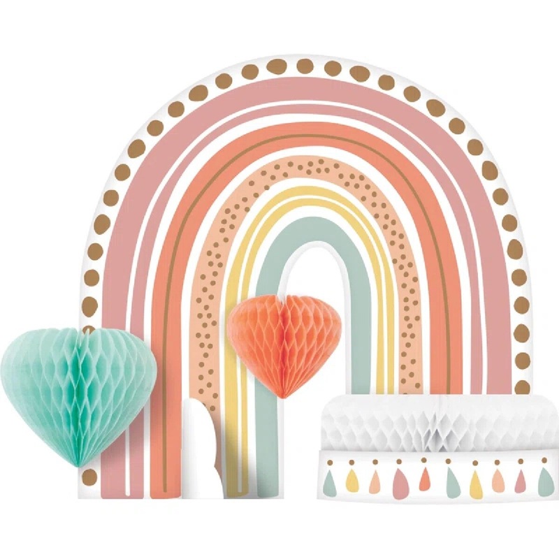 Boho Rainbow Centerpiece