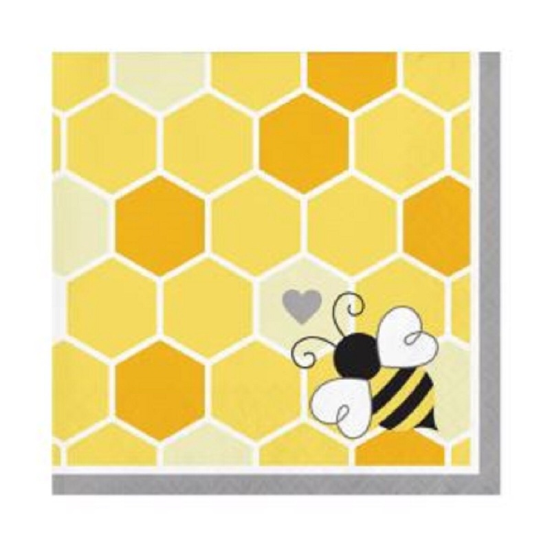 Bumblebee Baby Beverage Napkins