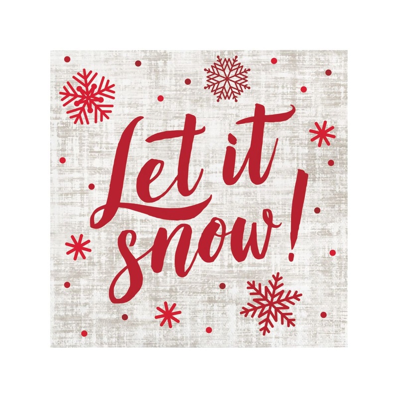 Let It Snow Luncheon Napkin