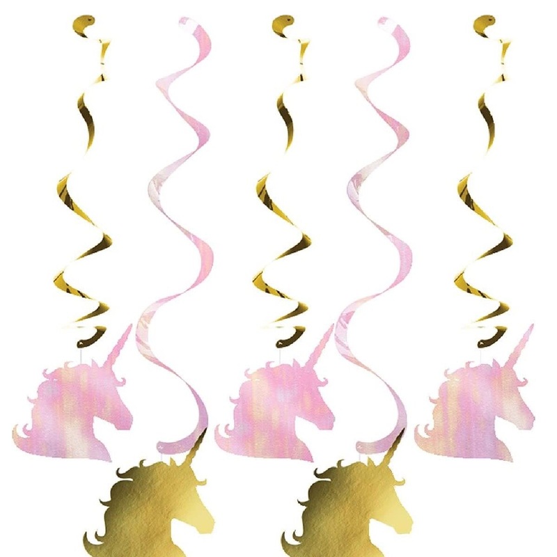 Unicorn Sparkle Dizzy Dangler Decorative Streamers