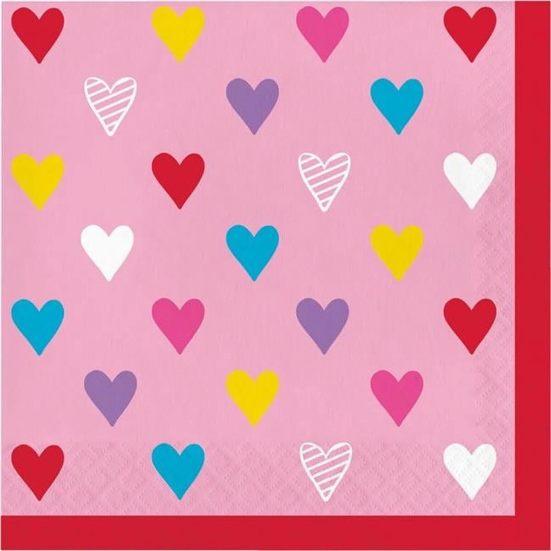 Valentine Symbol Luncheon Napkin