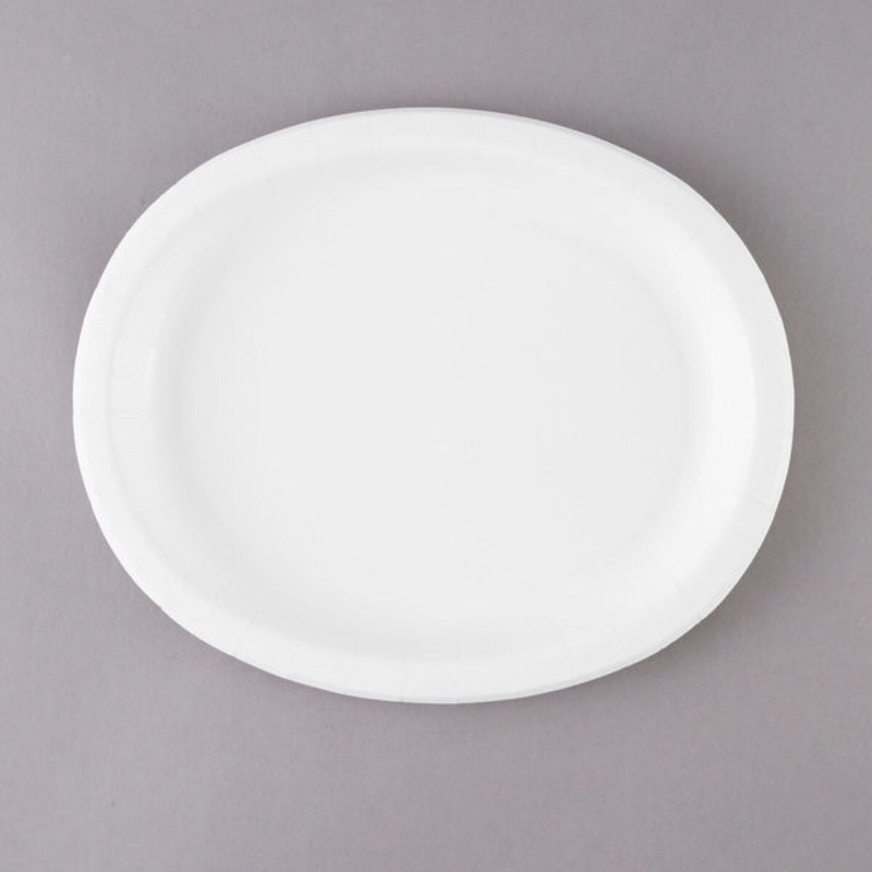12 x 10 White Oval Platter