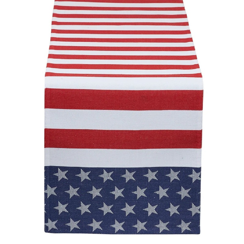 14×54 Stars and Stripes Table Runner