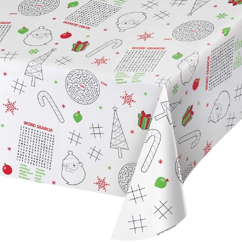 54×84 Kids Christmas Table Cover