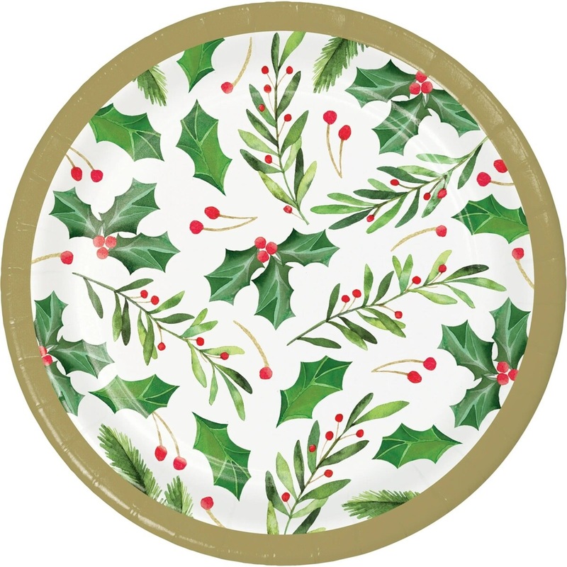 7 Holly Jolly Plate