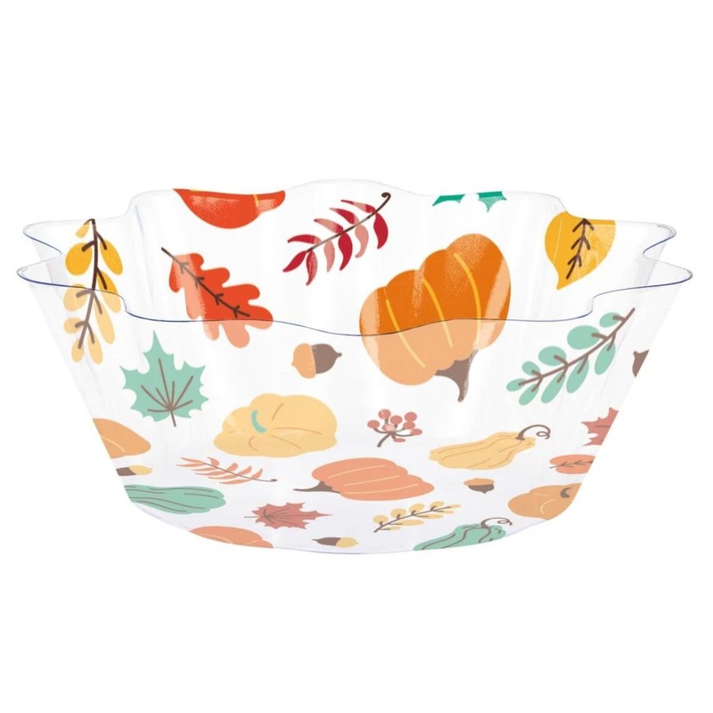 8 Thanksgiving Fluted Bowl