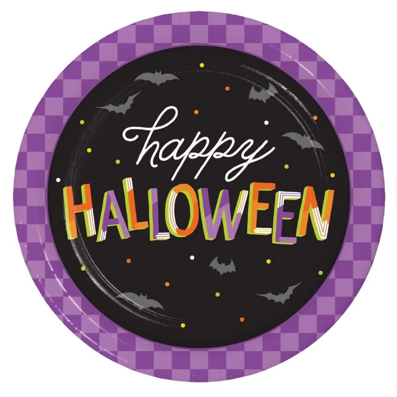 9 Halloween Plate