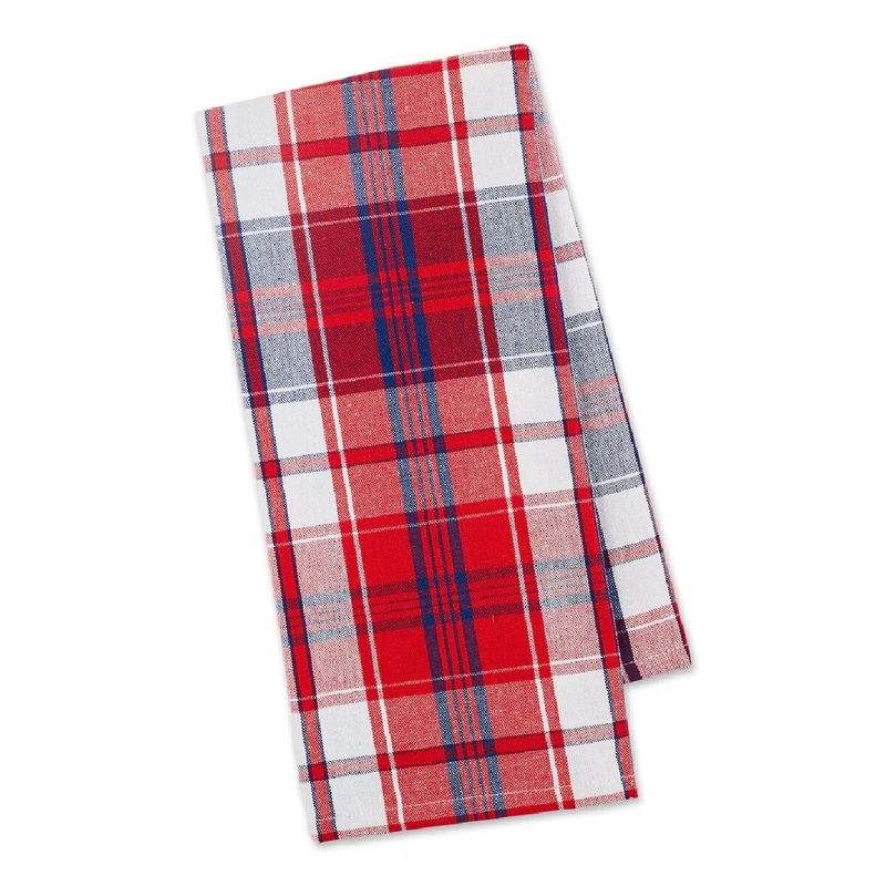 Americana Plaid Dish Towel