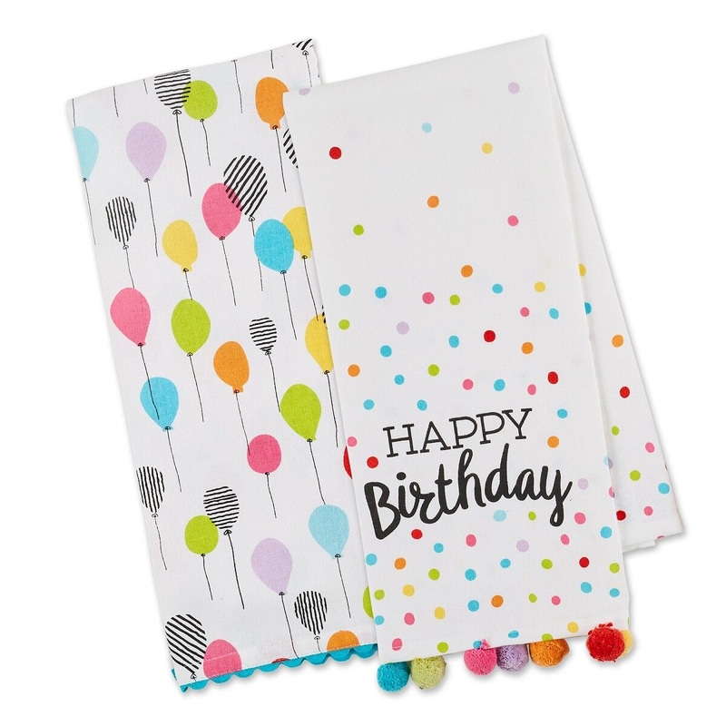 Birthday Party Dishtowel – Set Of 2
