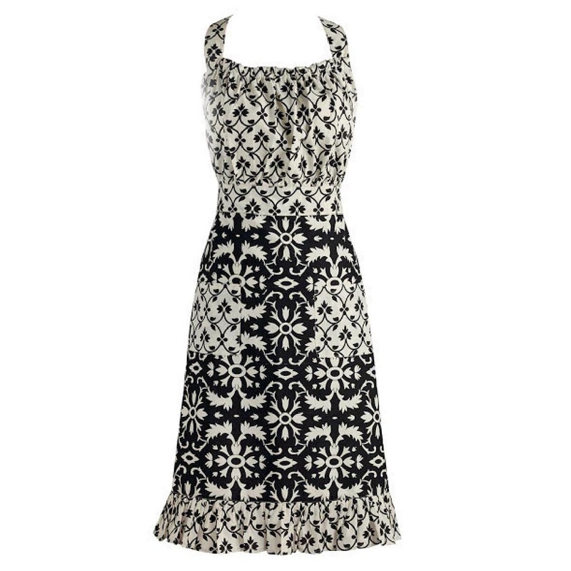 Black & White Print Apron