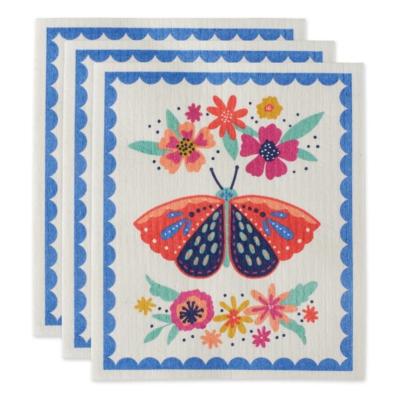 Butterfly Swedish Dish Cloth