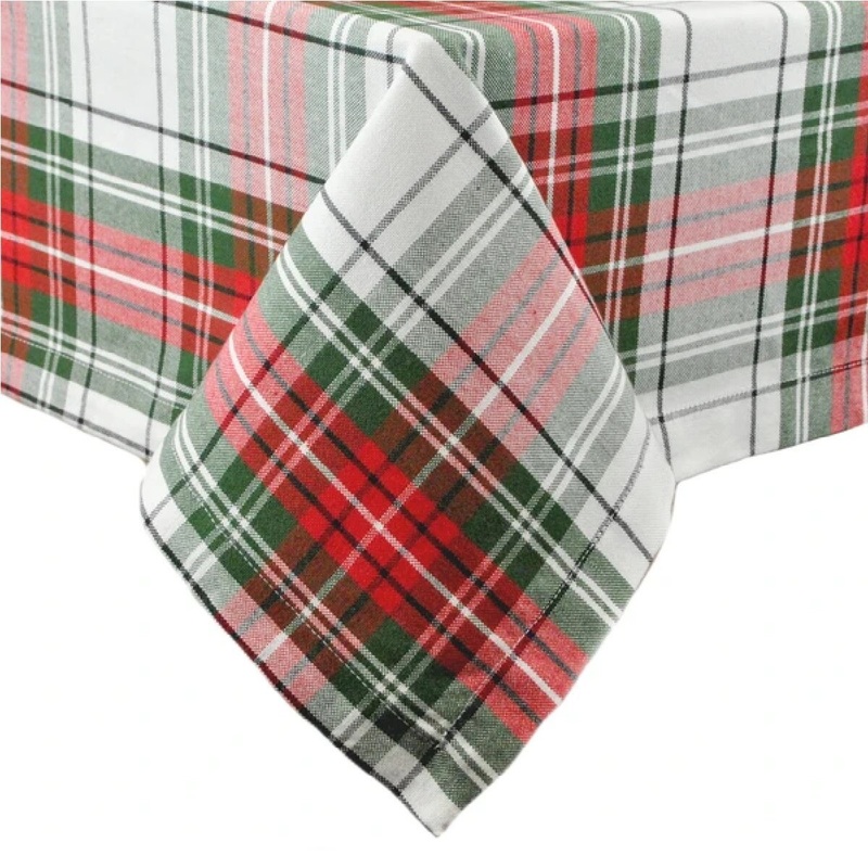 Christmas Plaid 60 X 84 Table Cloth