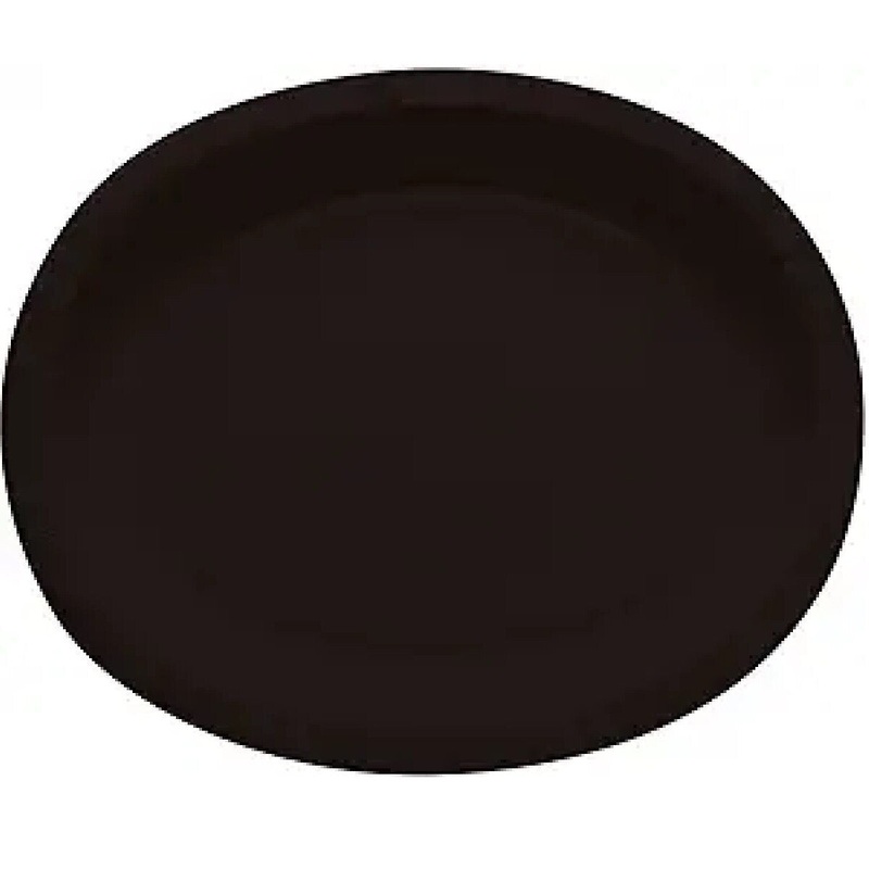 Classic Red Oval Plate