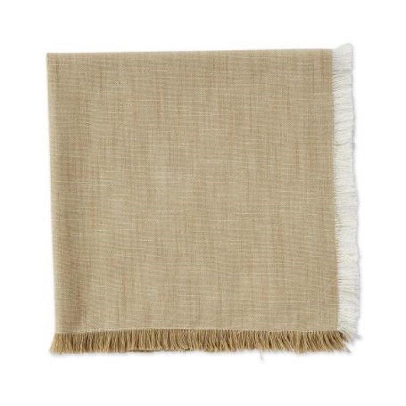Earth Tan Fringe Napkin
