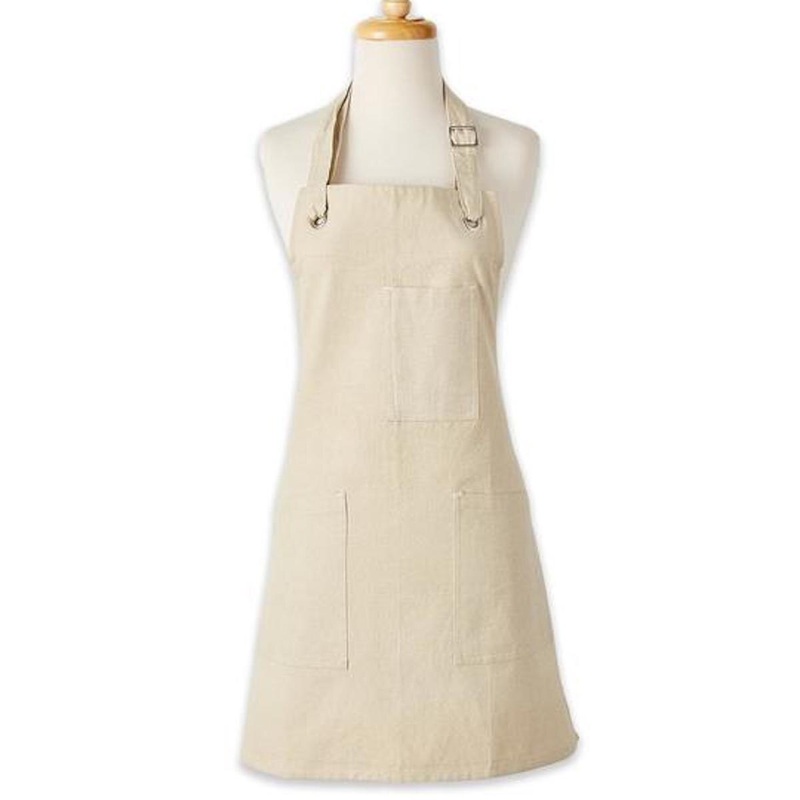 Flax Chambray Pantry Apron