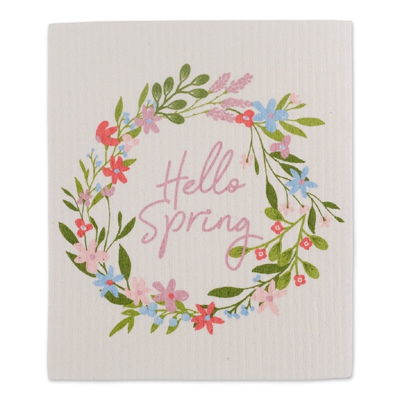 Hello Spring  Swedish Dish Cloth