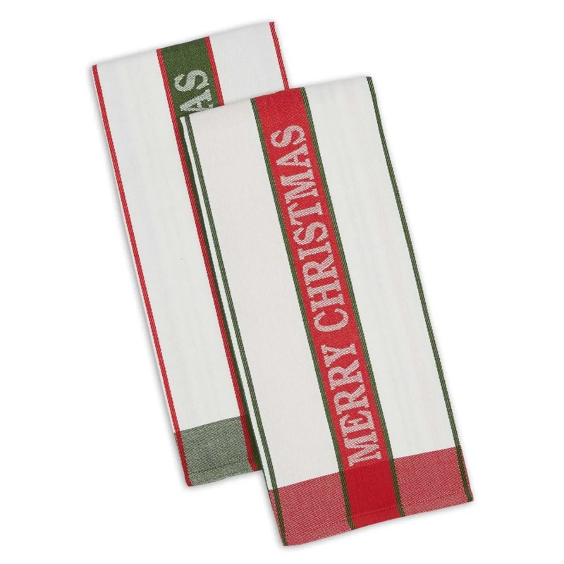Jacquard Merry Christmas Dish towel