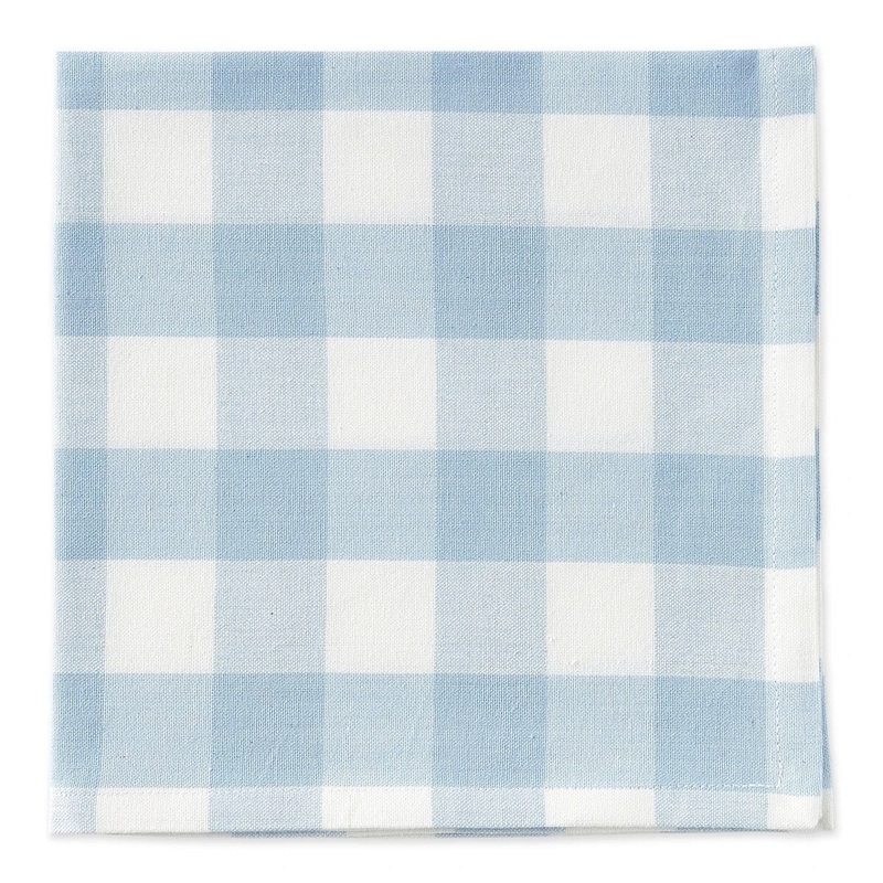 Light Blue Checked Napkin
