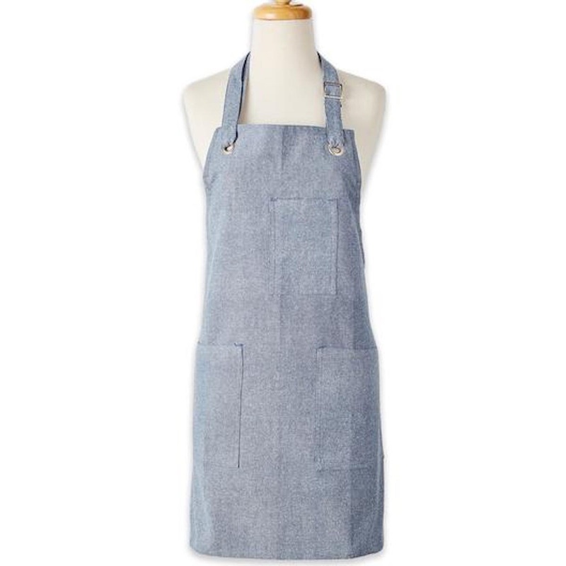 Navy Chambray Pantry Apron