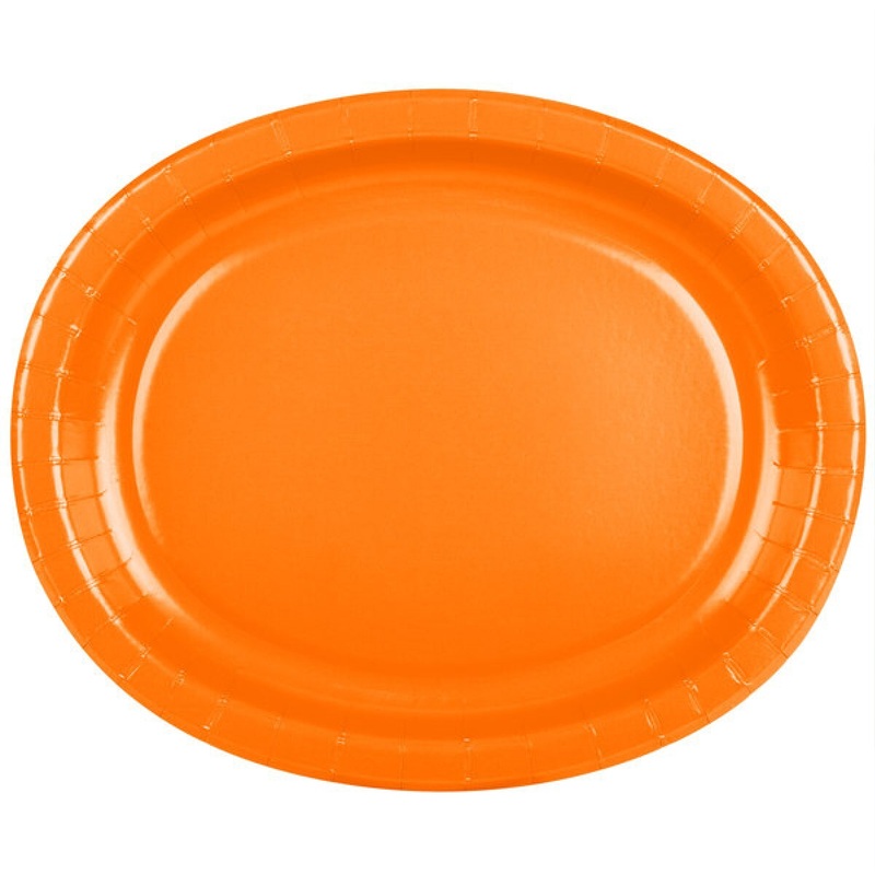 Orange Oval Platter