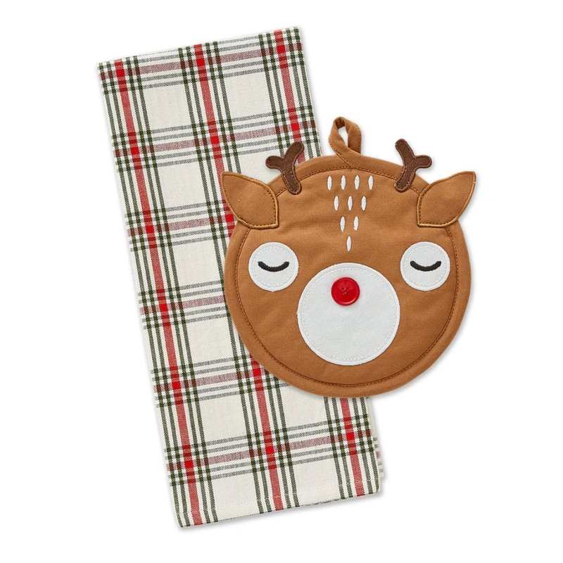 Rudy Reindeer Potholder Gift Set