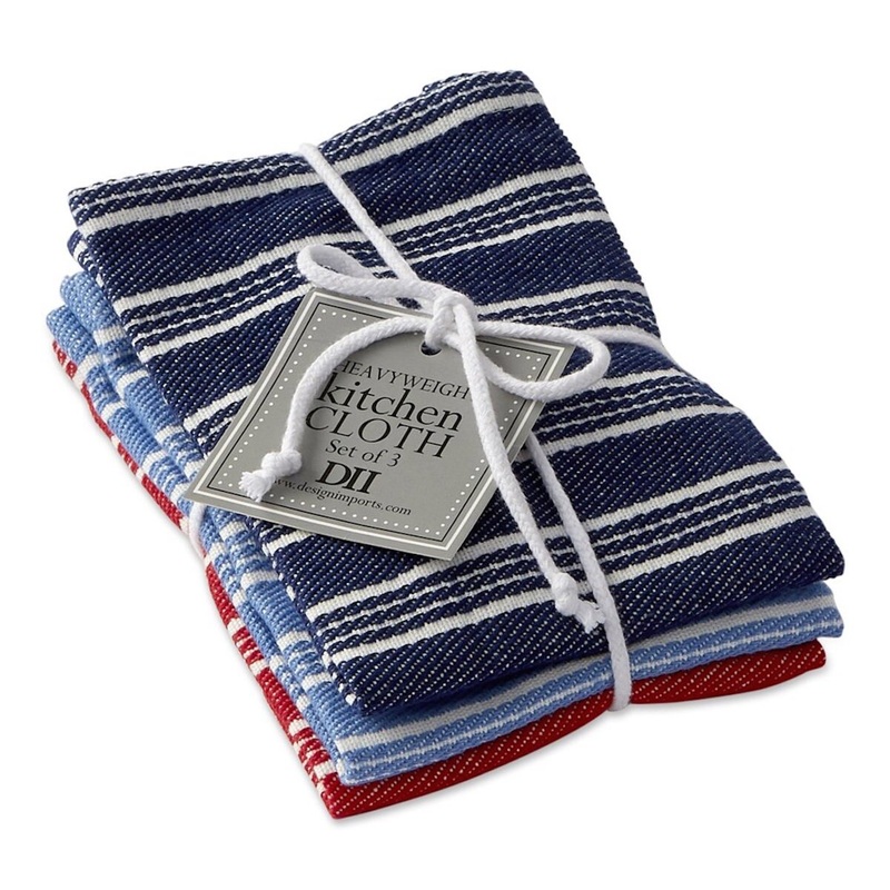Starboard Stripe Dish Cloth – Set of 3