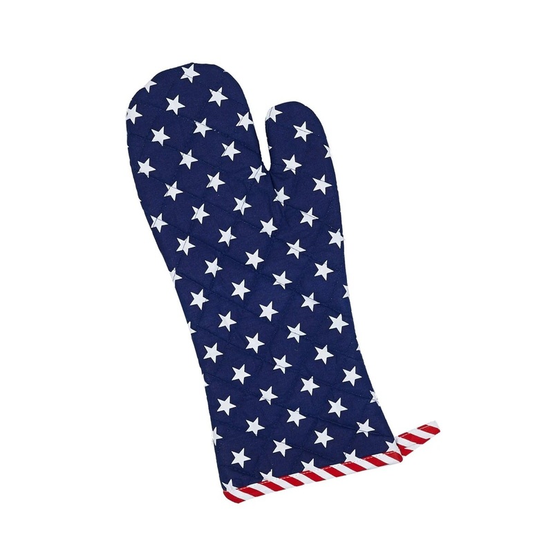 Stars Print Oven Mitt