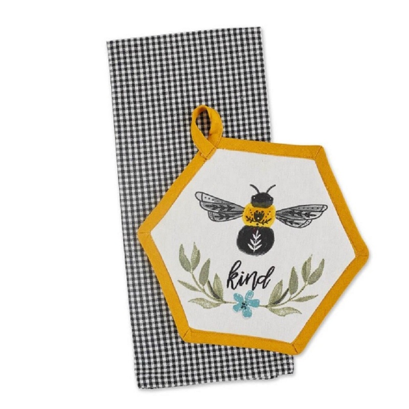Sweet Bee Potholder Gift Set