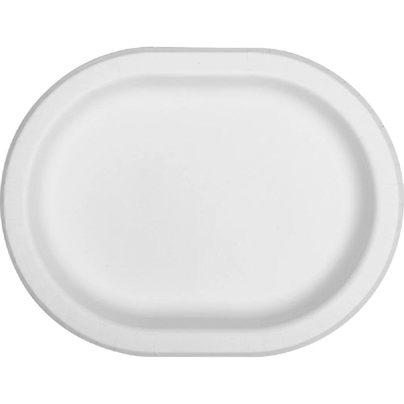 White Oval Plate
