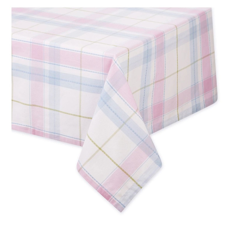 60×84 Oh Hoppy Day Plaid Tablecloth