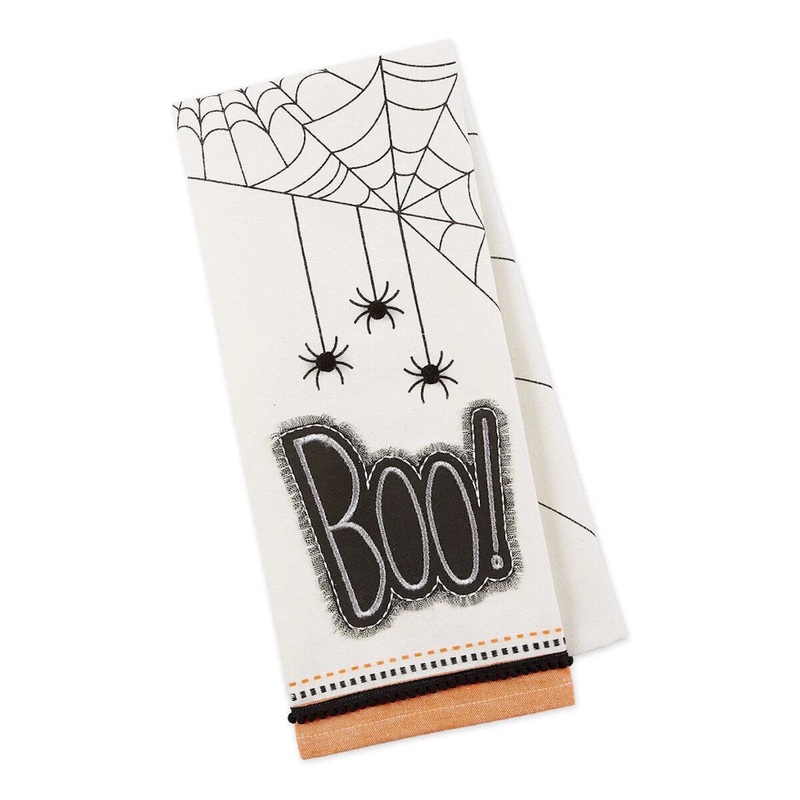 BOO Spiders Dish Towel