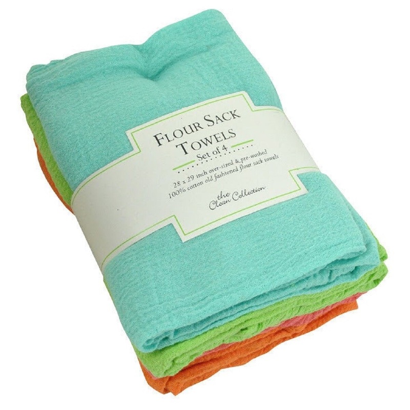 Bright Flour Sack Towels- Set of 4