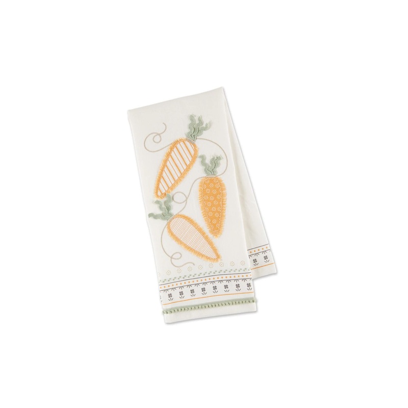 Carrot Garland Dishtowel