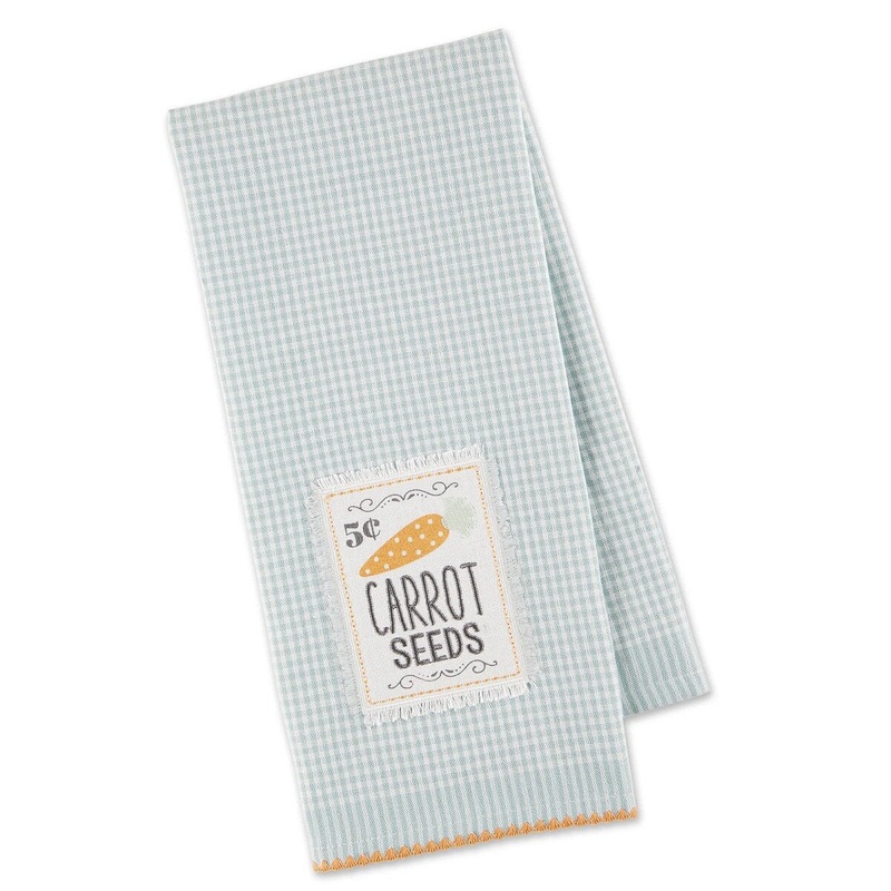 Carrot Seeds Dish Towel