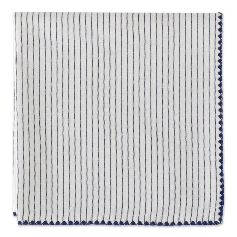 Chef Micro Stripe Embellished Napkin