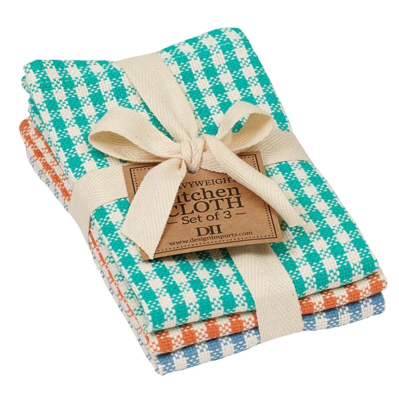 Holiday Checks Dish Towel