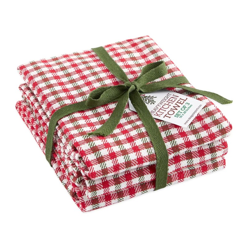 Holiday Houndstooth Dish Towel