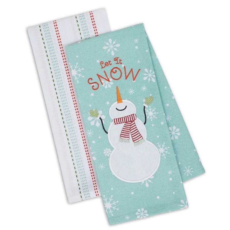 Let It Snow Dish Towels – Set of 2