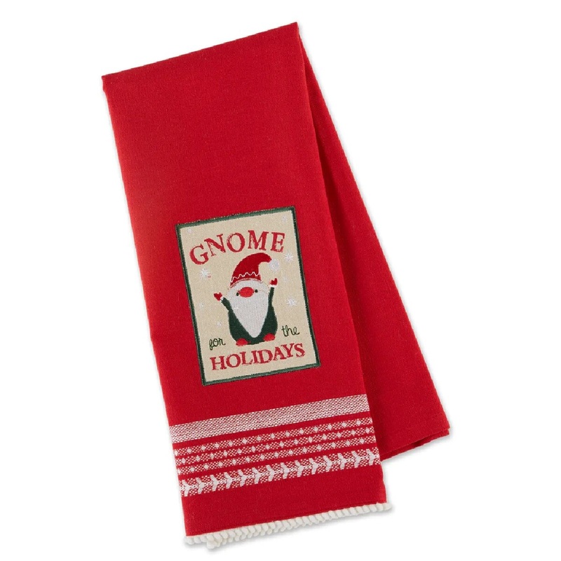 Little Gnome Holiday Dishtowel