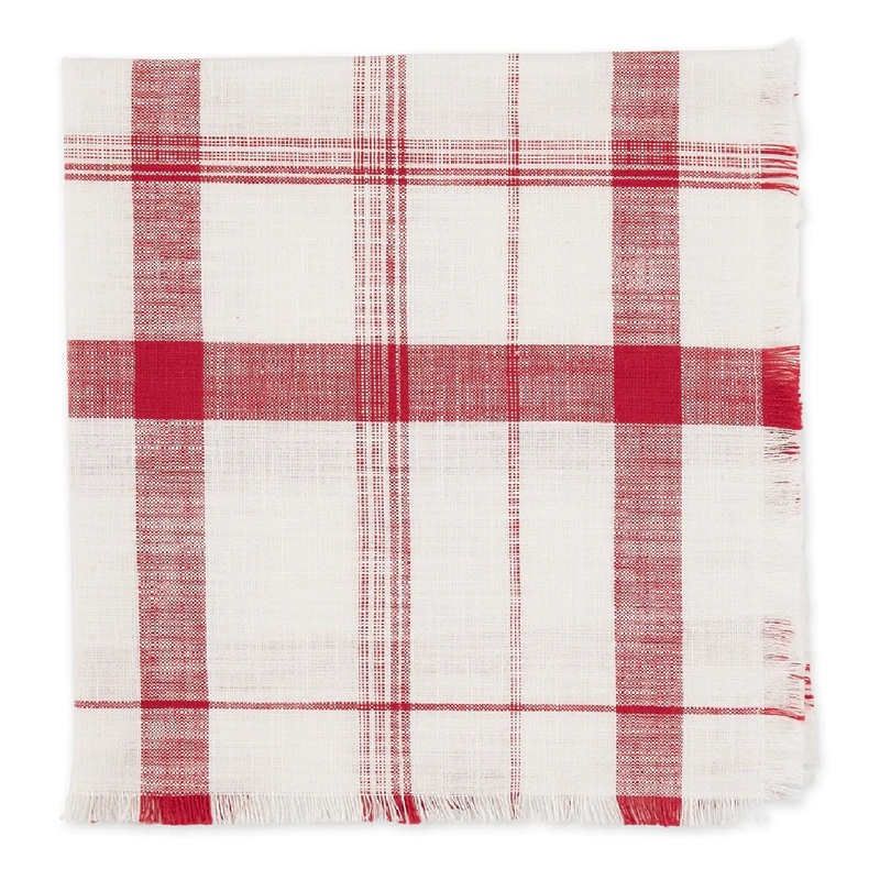 North Pole Plaid Napkin