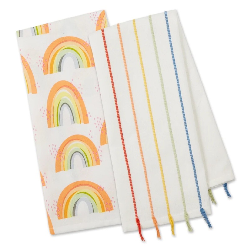 Over the Rainbow Dishtowel