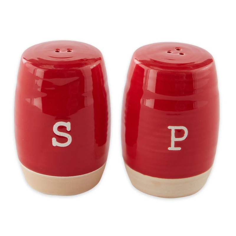 Red Ceramic Salt And Pepper Shaker