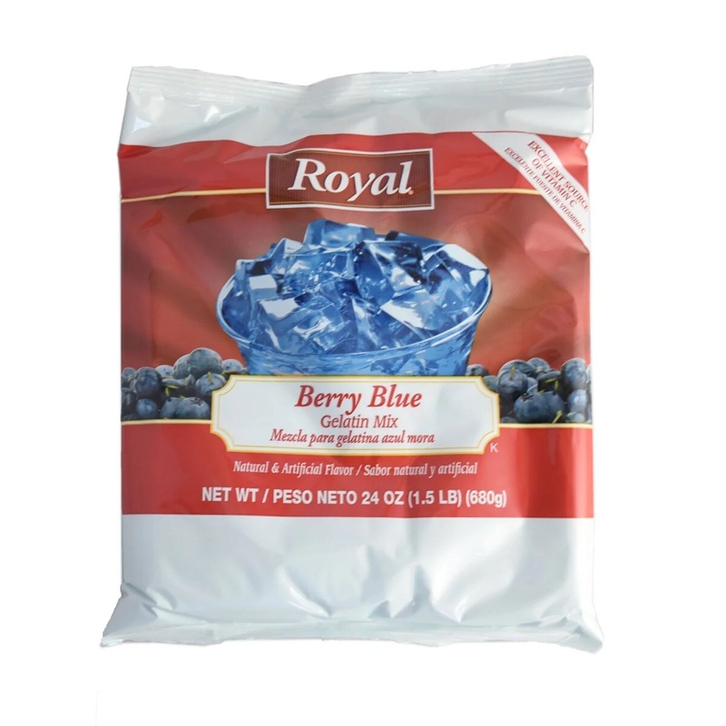 24Oz Royal Gelatin Berry Blue