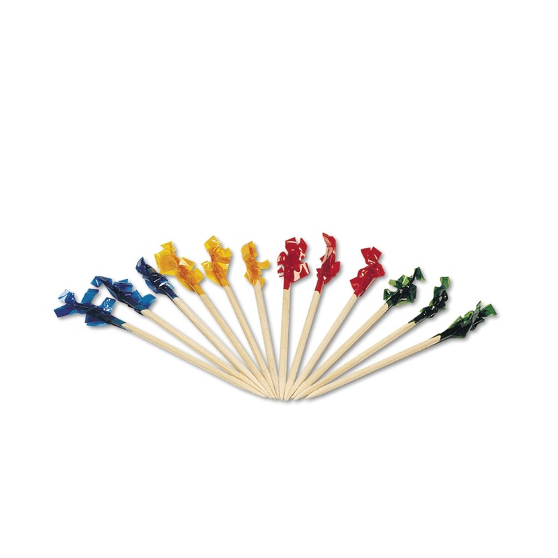 3 Cellophane Frill Pick – Case of 1,000