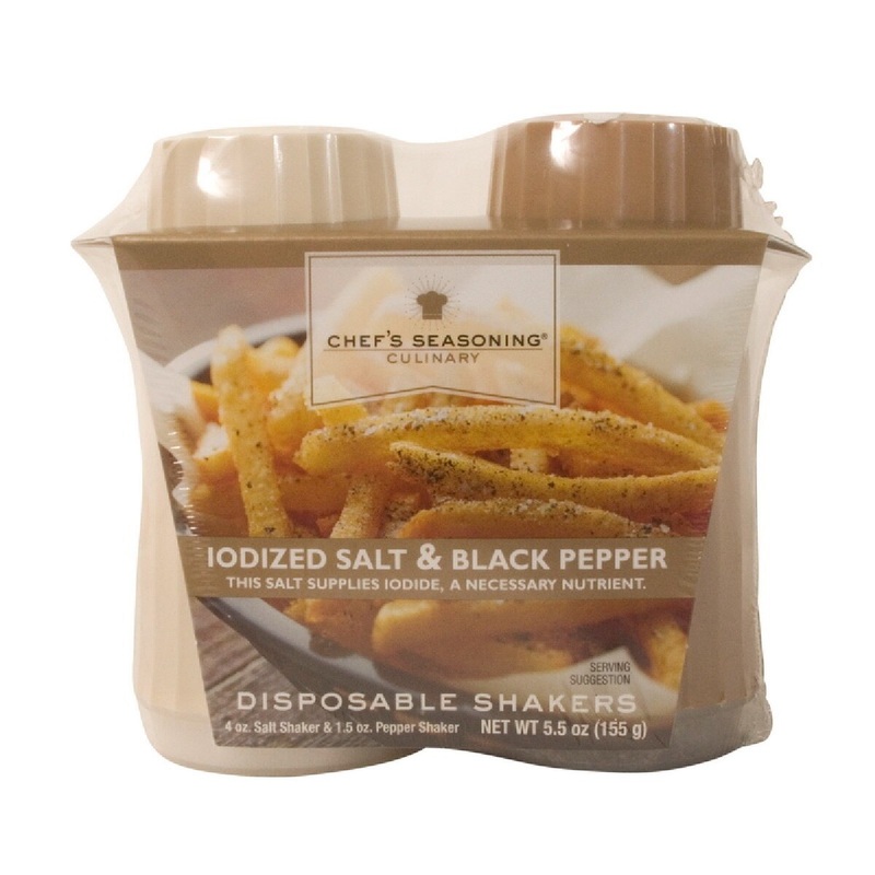 5.5 Oz Disposable Salt & Pepper Set