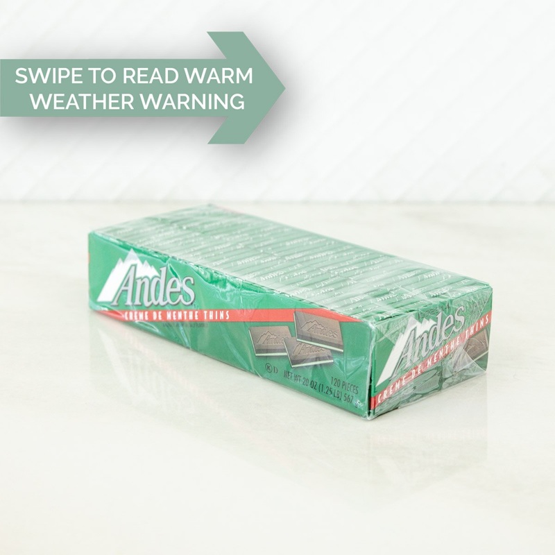 Andes Creme De Menthe Mint Thins – Box of 120
